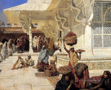 Festival in Fatehpur Sikri Persisch Ägypter indisch Edwin Lord Weeks Ölgemälde